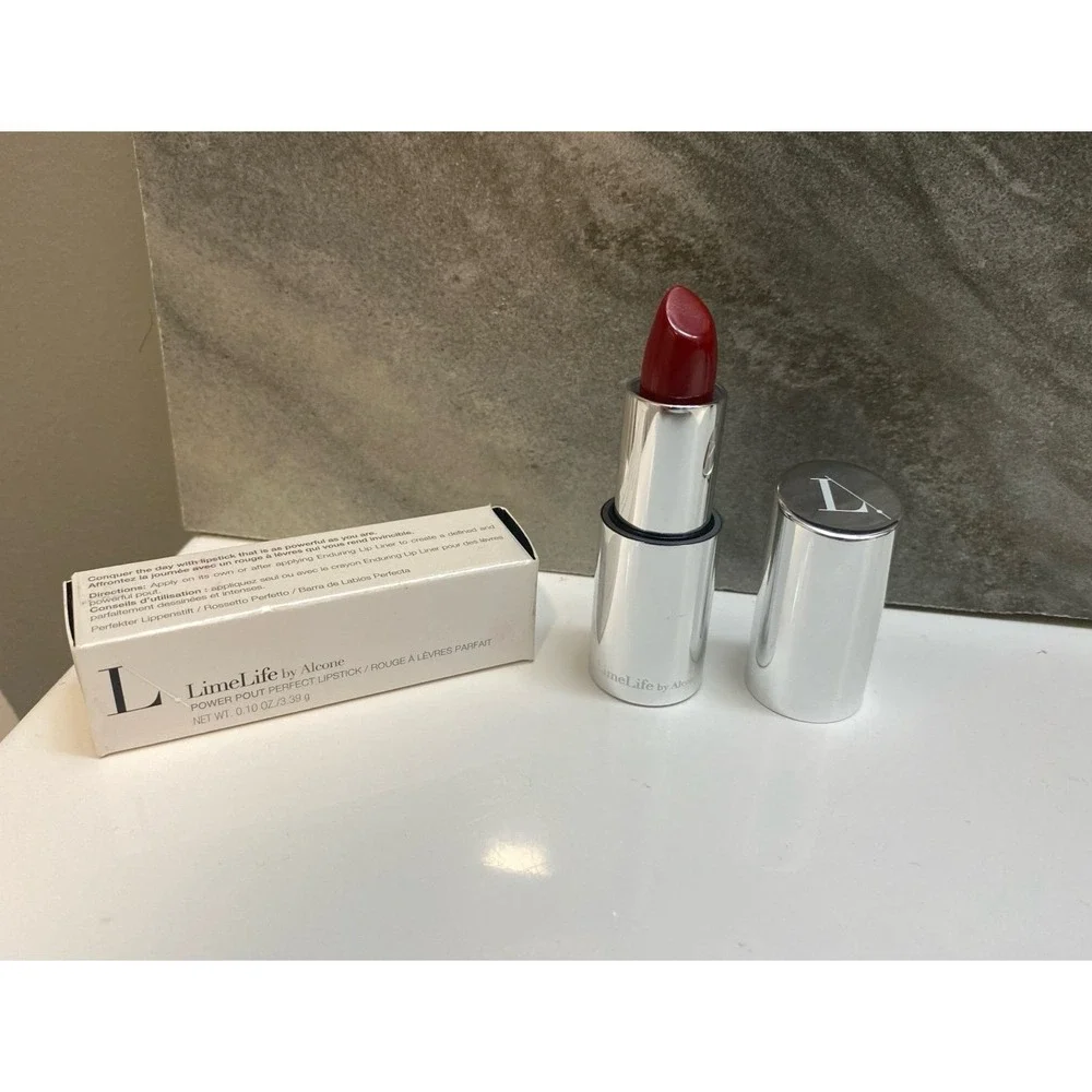 LimeLife by Alcone Power Pout Perfect Lipstick #104 Red Haute READ